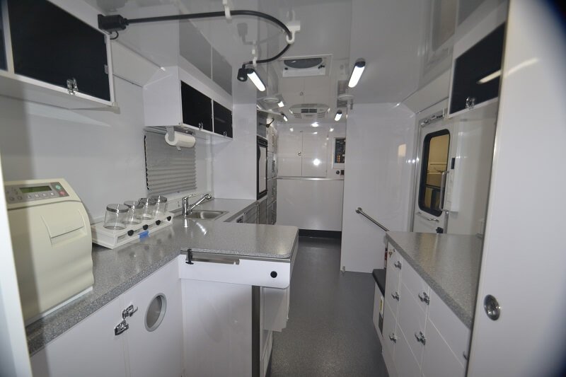 spay neuter trailer interior midway to front